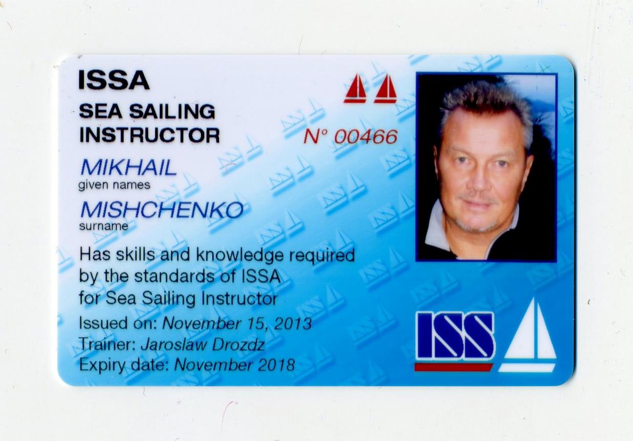 Sea Sailing Instructor ISSA